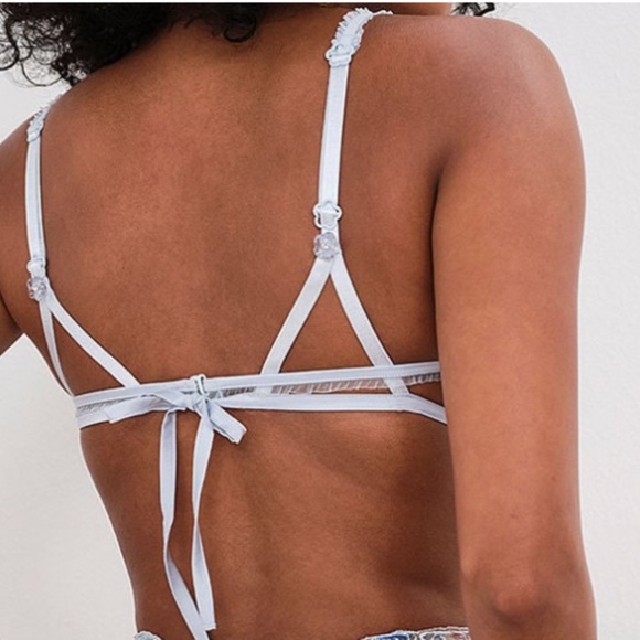 ~ SOLD ~ For Love and Lemons Sorbet Rose 2pc Bralette & Cheeky Panty Set - Picture 4 of 10